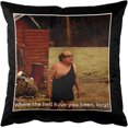 thumbnail image 2 of Where The Hell Have You been, Loca, Danny DeVito Funny Meme Square Throw Pillow Case Cushion Cover Pillowcase 18'''' x 18'''' (45cm x 45cm), 2 of 6