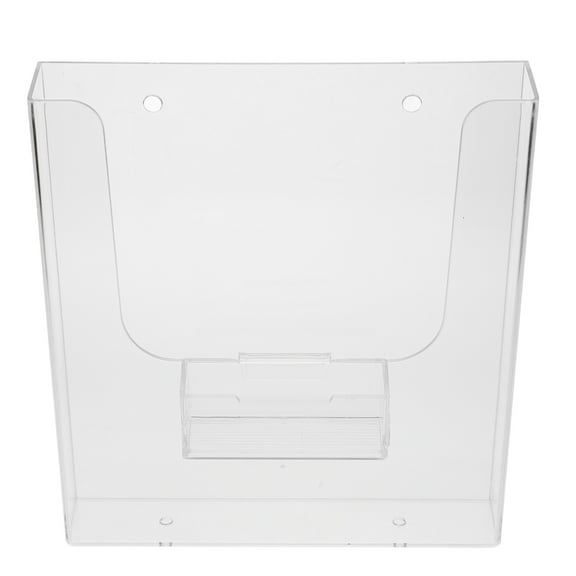 BERTDOMD Acrylic A4 File Holder Hanging Magazine Organizer Wall Mounted Document Holder Magazine Rack