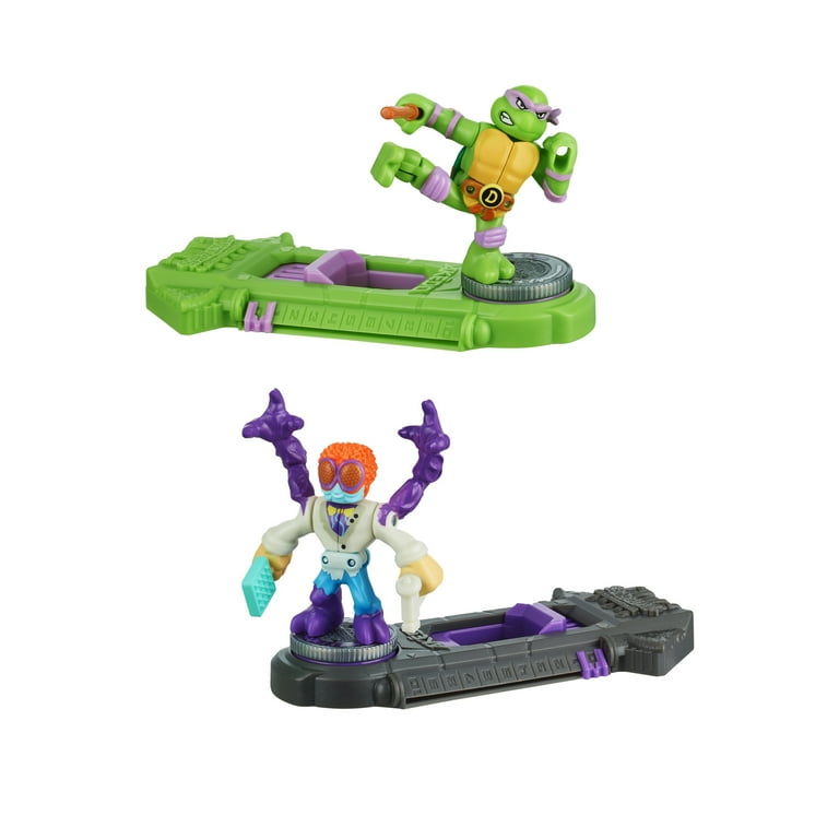 Akedo TMNT Mini Battling Warriors Donatello vs Baxter