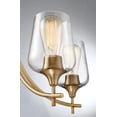 thumbnail image 5 of Octave 5-Light Chandelier in Warm Brass, 5 of 5
