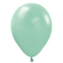 11 inch Sempertex Pastel Dusk Green Tea Latex Balloons (100 Pack) - Party Supplies Decorations