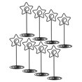 thumbnail image 1 of BESTYASH 8Ud Sujetadores De Estrella En Metal Negro Para Firme Y Duradera, 1 of 8