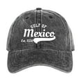 thumbnail image 2 of Sokhug Hat for Men Women, Letter Graphic Print Adjustable Cotton Baseball Cap Washed Cotton, 2 of 6