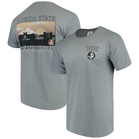 Florida State Seminoles Led - Florida State Seminoles Comfort Colors Campus Scenery T-Shirt - Gray