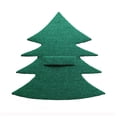 thumbnail image 1 of Injueey 4 unidades/juego de vajilla de árbol de Navidad, bolsa de almacenamiento, cubiertos, bolsa de dulces, dinero en efectivo, tenedor, cuchara, Kits de decoración para fiestas Verde Injueey HA068283-02B, 1 of 6