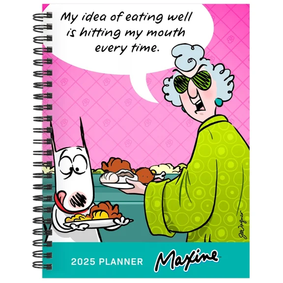 Maxine 2025 Weekly Monthly Planner With 216 Stickers For Daily Organization