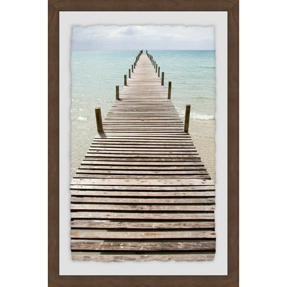 Marmont Hill Beach Boardwalk Framed Wall Art