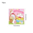 thumbnail image 3 of Easter Bunny Egg Paper Napkins – 16PCS Disposable Spring Party Napkins, Pink Pastel Design for Easter Table Decor and Events, 3 of 5