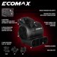 thumbnail image 2 of ECOMAX Air Mover, secadora de alfombras, ventilador, 900 CFM, modo de 3 velocidades, 3 ángulos de soplado, cadena tipo margarita, apilable, función de sincronización, para restauración de daños por ag, 2 of 5