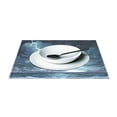 thumbnail image 3 of Ryvnso Placemats Set of 4 Sea Lightning View Dining Mats Heat-Resistant Non-Slip Washable Table Mat, 3 of 8