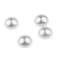 thumbnail image 3 of 500x Half Round Pearl Beads Embellishment for Jewelry Making Craft Grey 8mm, 3 of 7