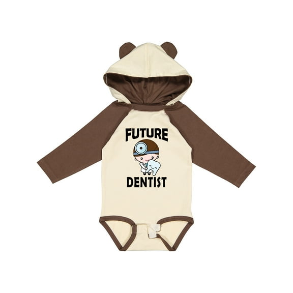 Inktastic Future Dentist Cute Boys Boys Long Sleeve Baby Bodysuit