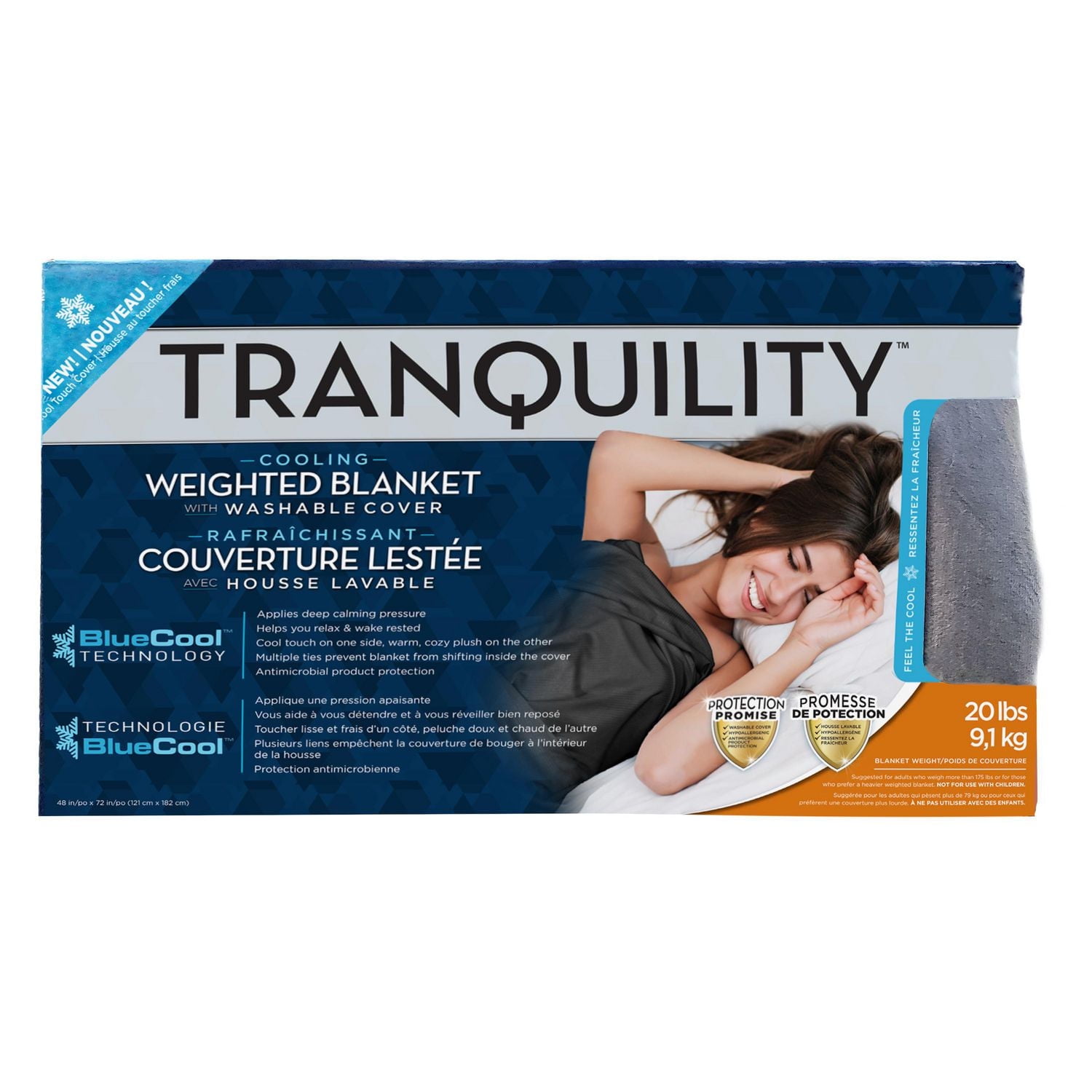 Walmart Tranquility 20 Pound Weighted Blanket 12 Lbs Walmart