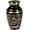 Black with Antique Gold, variant on Cresta Modern Keepsake Urn for Human Ashes 3 x 2 x 2 Inches- Small Cremation Urn, Memorial Ashes Holder -Decorative Mini Urns for Human Ashes - Secure Lid for Home Display - Glossy Ruby Red Color