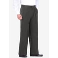 thumbnail image 3 of KingSize Men's Big & Tall KS Signature Collection No Hassle Classic Fit Expandable Waist Plain Front Dress Pants, 3 of 6