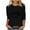 Black, variant on Boho Tops for Women Tank Tops Athletic Loose Dressy 3/4 Sleeve Shirts Plus Size Blouses Plus Size Dressy Casual