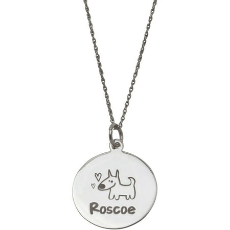 Personalized Sterling Silver Engraved Na
