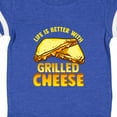 thumbnail image 4 of Inktastic Life is Better with Grilled Cheese Boys or Girls Baby Bodysuit, 4 of 5