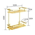 thumbnail image 5 of Shower Caddy Hanging Razor And Sponge Adhesive Shower Shelf Bathroom, 5 of 5