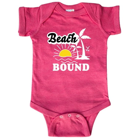 

Inktastic Beach Bound with Sun and Palm Trees Gift Baby Boy or Baby Girl Bodysuit