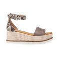 thumbnail image 4 of DV Dolce Vita TAUPE/SNAKE Baker Espadrille Wedge Platform Sandals US 11, 4 of 8