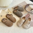 thumbnail image 2 of Hello Kitty Suede Clogs Cork Footbed Toddler Slippers with Arch Support & Adjustable Straps Indoor & Outdoor Slippers, 2 of 5