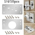 thumbnail image 2 of Greenne Cabinet Hinge Repair Plate Hinge Side Plate Repair Tool Kit With Mounting Screws, 2 of 5