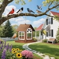 thumbnail image 4 of Metal Squirrel Proof Bird Feeder for Outdoors, Large Capacity Easy Clean, Durable for Patios and Gardens, 4 of 6