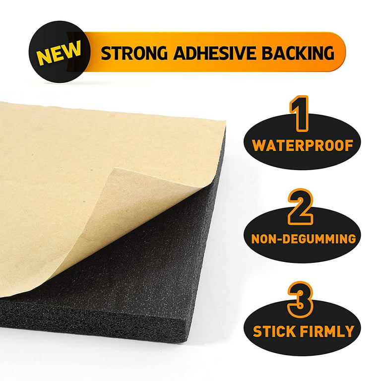 Foam Padding Sheet 3/4 Thick with Adhesive Backing Neoprene