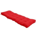 thumbnail image 2 of Sunbrella Canvas Jockey Red Long Outdoor Replacement Chaise Lounge Cushion By BBQGuys Signature, 2 of 2