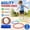 28cm, variant on Hopscotch Ring Game Set - Adjustable Connect Together Layout, 11 Inch Rings for Gross Motor Skill Development, Indoor and Outdoor Play