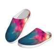 thumbnail image 2 of KLL Colorful Lightbulb Abstract Pattern Adult Unisex Cozy Slippers,Fuzzy Slip-on Slippers TPR Sole Slippers Comfort Plush Home Footwear for Indoor & Outdoor-39/40, 2 of 7