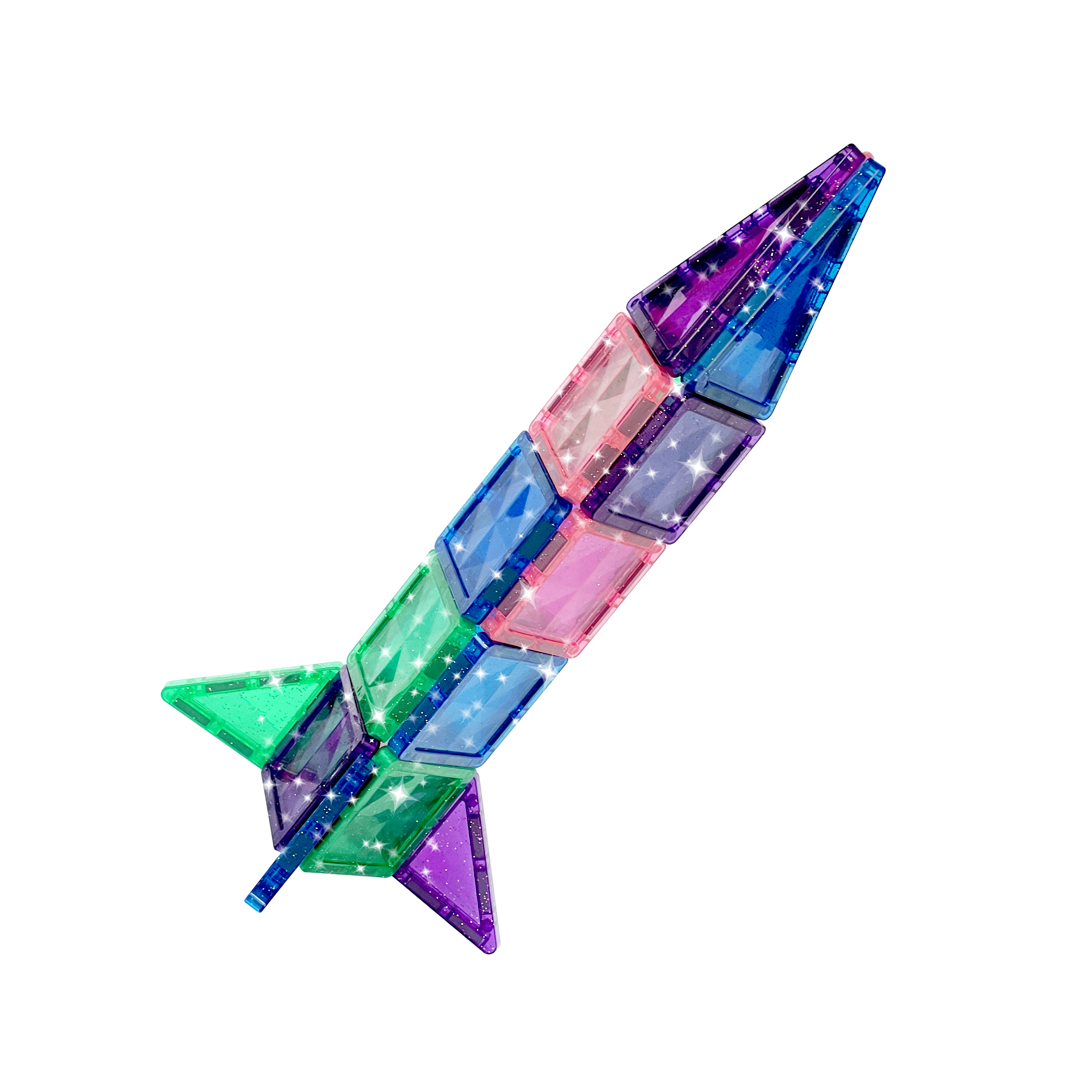 CreateOn Crayola Glitter Mini Magnetic PIP-Tiles 24-Piece Set