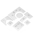 thumbnail image 3 of Car Button Sticker, Aluminum Alloy Button Repair Kit Antiwear Antiscratch  For Auto, 3 of 8