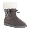 thumbnail image 5 of Muk Luks Women's Melba Faux Fur Lined Lace Up Booties (Wide Width Available), 5 of 5
