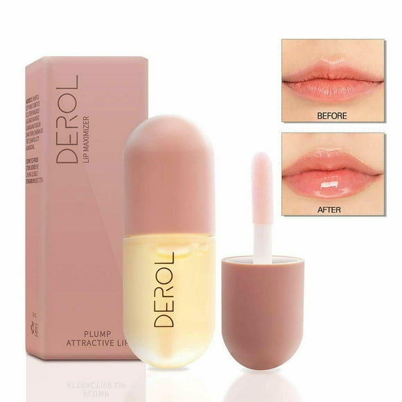 Lip Plumper, Natural Lip Enhancer Lip Gloss for Fuller & Hydrated Beauty Lips