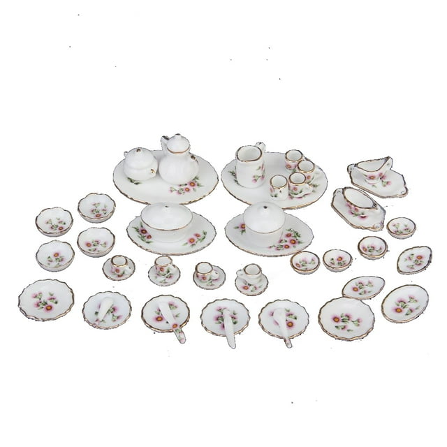 50pcs Nuevo de Platos de Té de de Artículos de Comedor en Miniatura de Yotijar China Utensilios del té