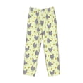 thumbnail image 6 of Uemuo Funny Chicken Pattern Men's Wide Leg Palazzo Lounge Pants with Pockets Light Weight Loose Comfy Casual Pajama Pants-Large, 6 of 9