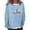 Sky Blue, variant on YVNAURA Women's EKG Heartbeat Graphic Print Long Sleeve Pullover Tops Crew Neck Round Neck Loose Fit Slouchy Casual Fall Outfits for Women Cozy Oversized Sweatshirt, Black,L
