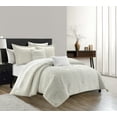 thumbnail image 2 of Chic Home Orson 9-Piece Geometric Cotton Comforter Set, King, Beige, 2 of 7