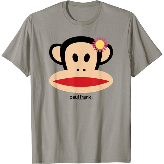 Paul Frank Spring Time Julius Flower Decor Face Portrait T-Shirt