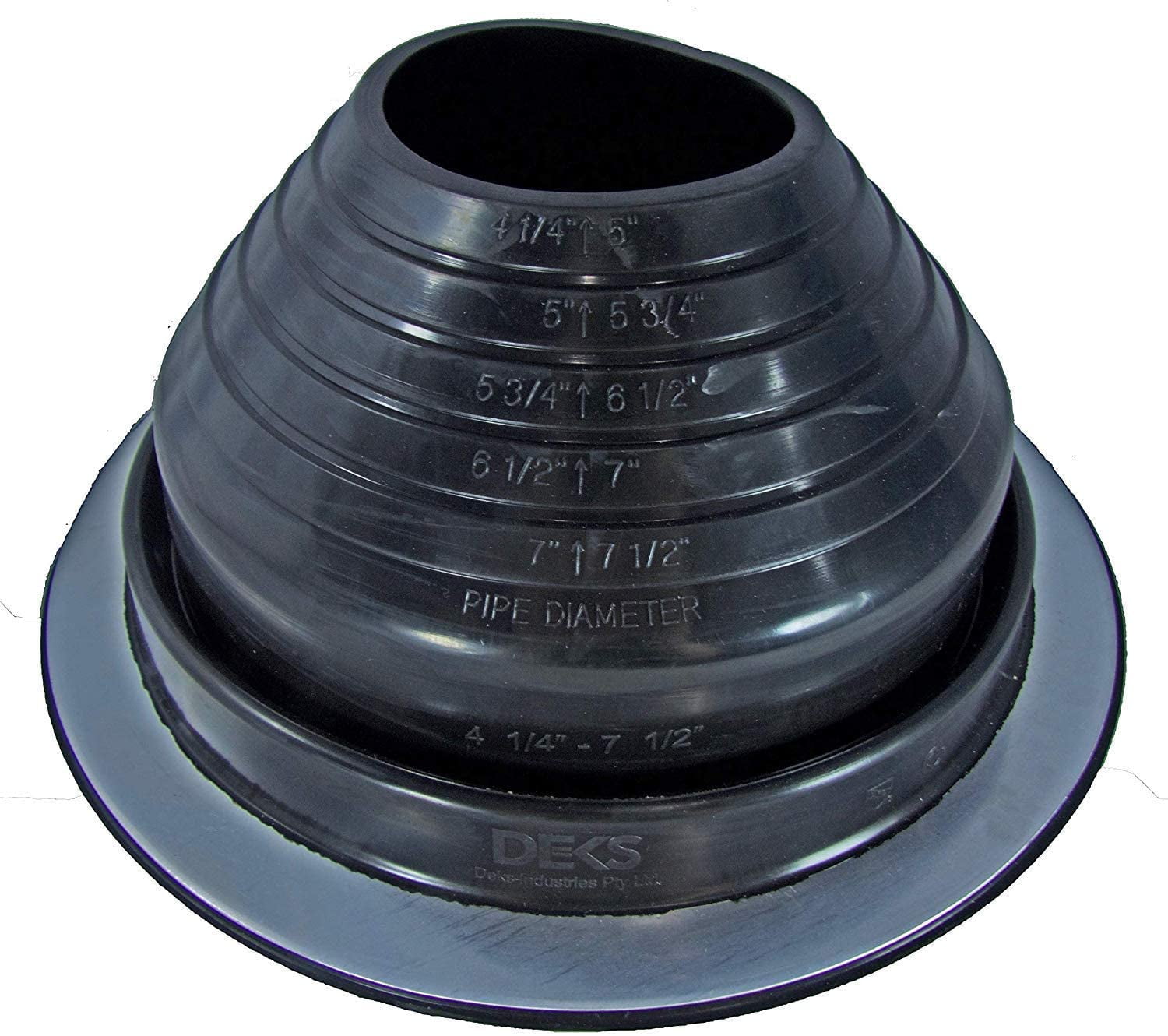 EAGLE 1 EPDM Flexible Roofing Pipe Flashing Boots On Site Adjustable