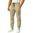 thumbnail image 7 of sususu Mens Sweatpants Joggers,Men's Casual Drawstring Trousers Relaxed Fit Pocket Design Comfortable Loose Long Pants For Outdoor And Daily Wear,Khaki,S, 7 of 7
