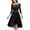 Z01_Black, variant on Elegant Dresses for Women High-Low Neck Floral Lace Formal Wedding for Bridesmaid Lace Dress Black,L