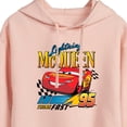 thumbnail image 3 of Disney Cars - Lightning McQueen Think Fast - Juniors Cropped Pullover Hoodie, 3 of 5