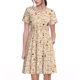 thumbnail image 1 of Fotbe Coffee Time Vestido Largo de Moda para Mujer, Vestido Tipo Camiseta con Manga Corta y Estilo Casual a Rayas y Bloques de Color, 1 of 6