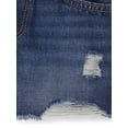 thumbnail image 2 of The Children's Place Girls Ripped Shortie Jean Shorts, Sizes 4-16, 2 of 3