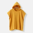 thumbnail image 5 of Hjtefg Hooded Baby Poncho - Absorbent Muslin Bath Towel with Cape Sleeves, Quick-Dry Swim Cover-Up for Toddler Beach & Pool,Color: Yellow Size: One Size, 5 of 6