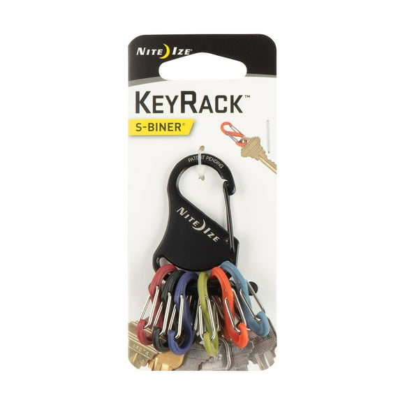 KeyRack™ - S-Biner® - Black/Plastic S-Biners®