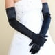 thumbnail image 2 of Guantes de satén Vevor codo largo 21 pulgadas negros para ópera fiesta nocturna, 2 of 5